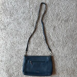 The Sak Navy Crossbody Bag with Minimalist Design